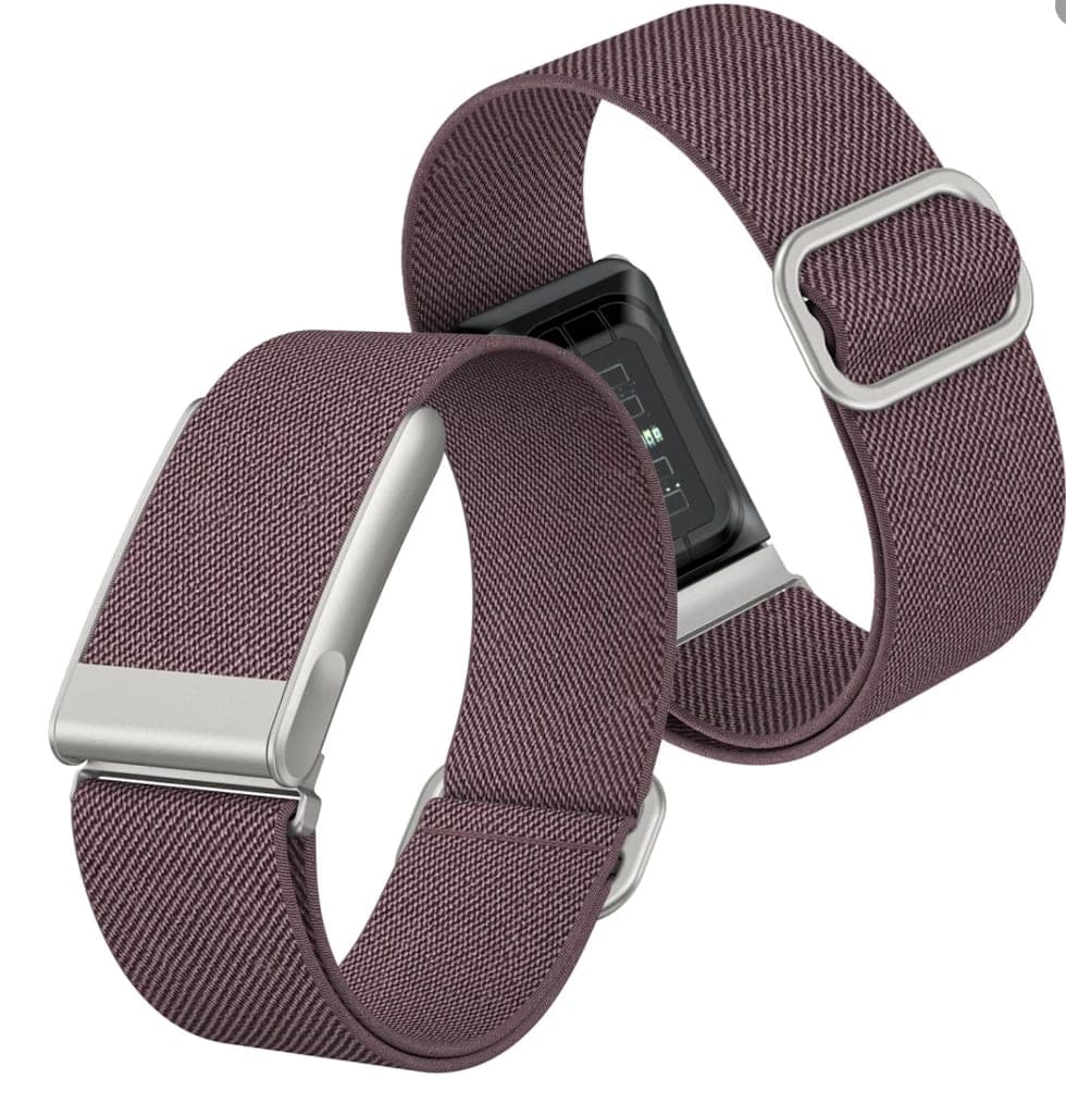 Braided Elastic Band Compatible with Fitbit Charge 5 / 6 — Plum