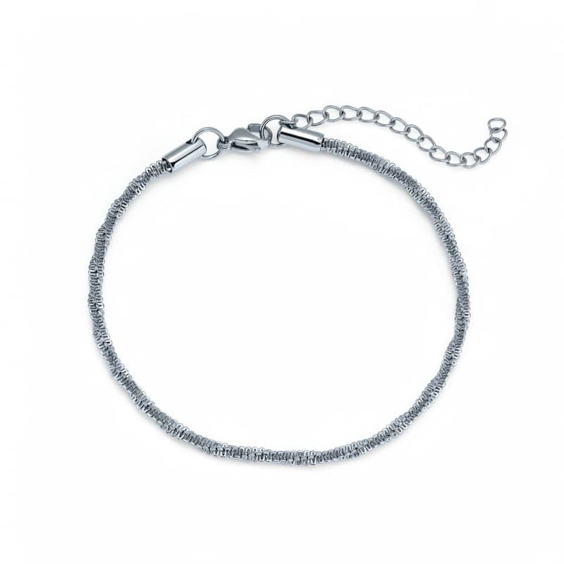 Cauliflower Chain Bracelet — Steel, 3mm × 19cm