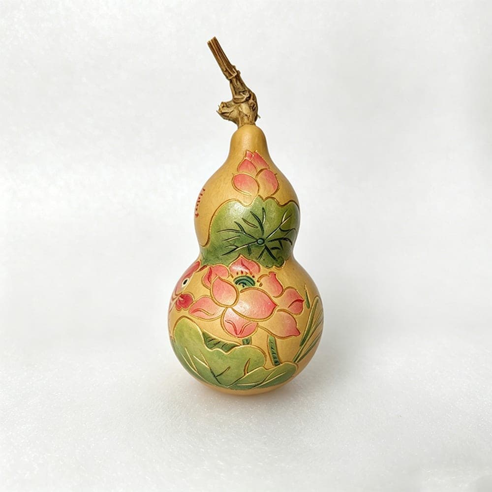 Abundant Year After Year Pyrography Panel — Shandong Heritage Pyrography · Pan Heyun