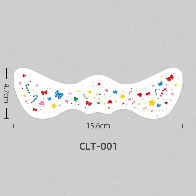 CLT Color Face Temporary Tattoo — 47×156mm