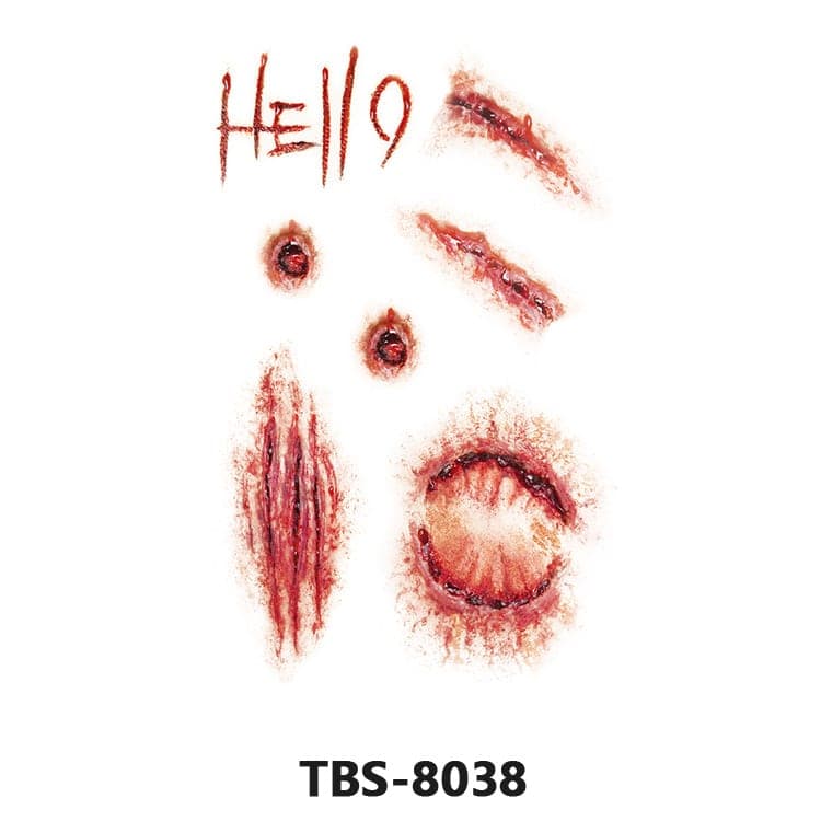 TBS/WS Color Temporary Tattoo Sheet — 120×190mm