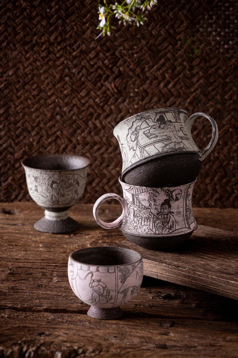 Engraved Storyware Ceramic Cup Collection