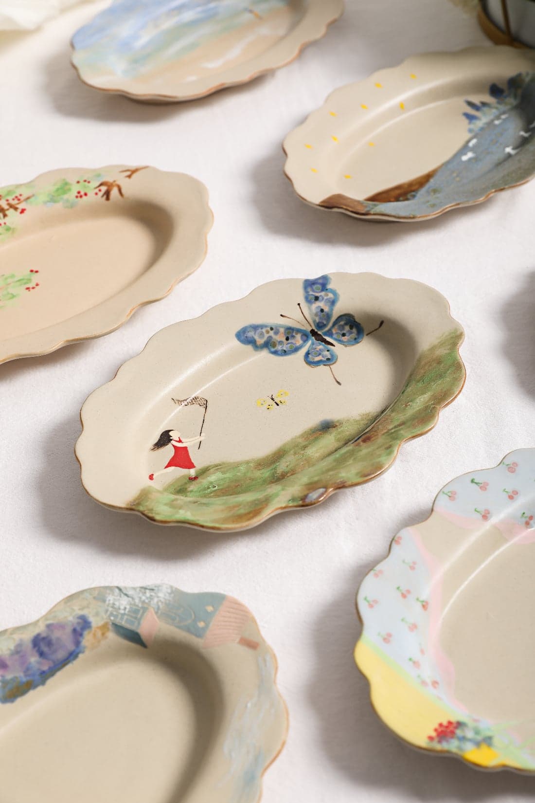 Mountain Breakfast Small Scalloped Plate